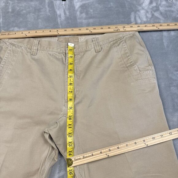 Mountain Khakis Men’s 40x30 Tan Slim Fit Pants Cotton Flat Front Durable - Picture 2 of 7